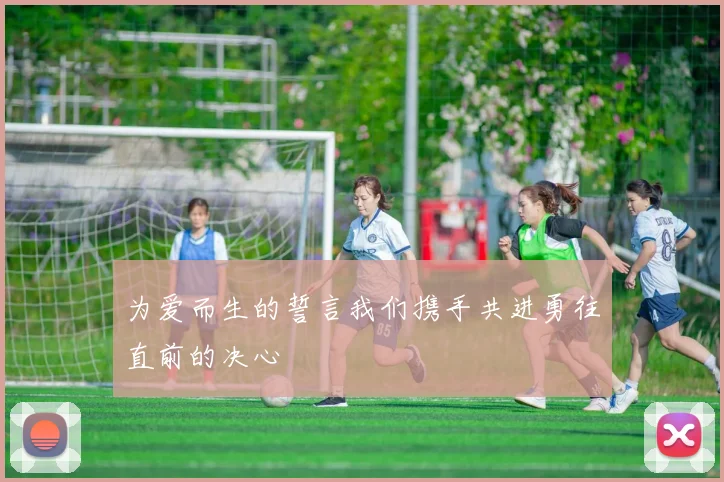 为爱而生的誓言我们携手共进勇往直前的决心