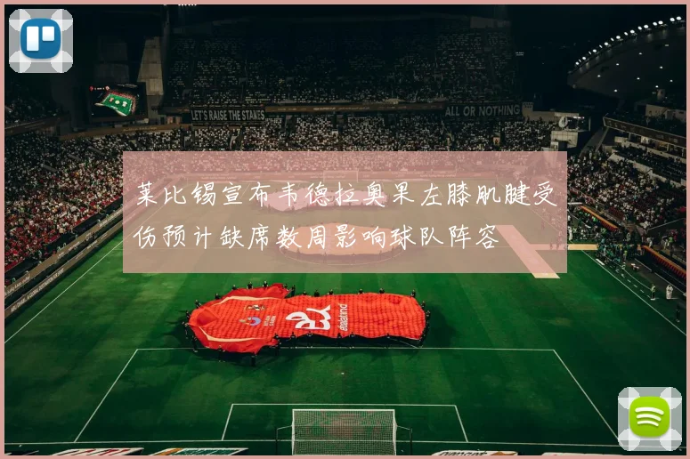 莱比锡宣布韦德拉奥果左膝肌腱受伤预计缺席数周影响球队阵容